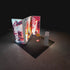10x10 Booth Backlit Display Kit 09
